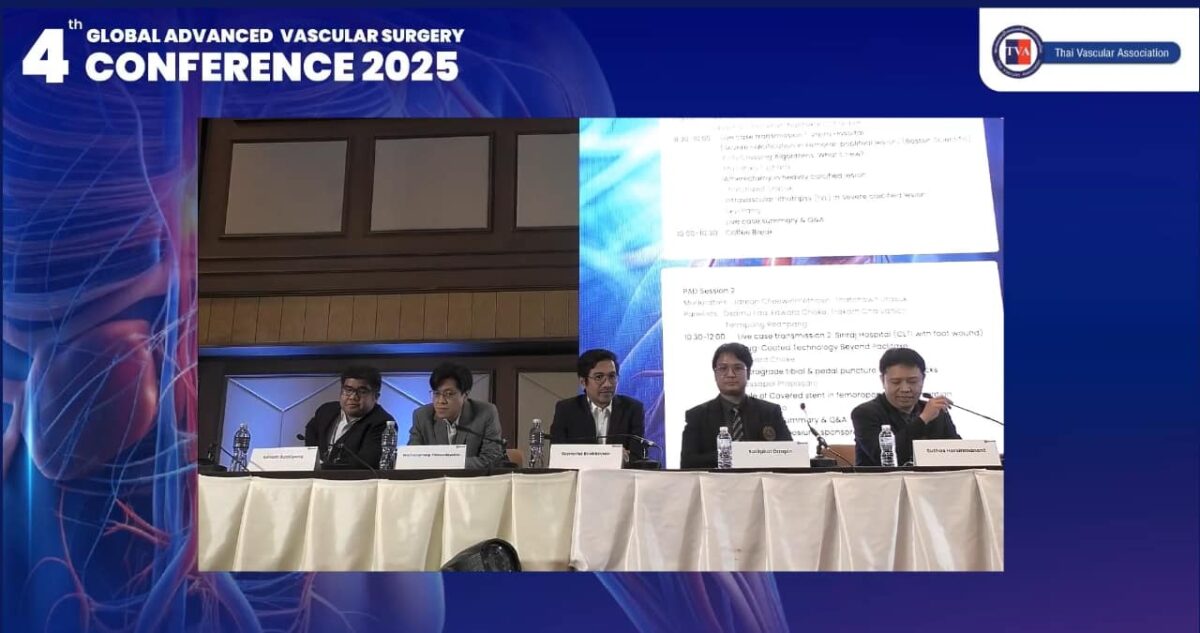 090318 – Live case transmission 4: Siriraj Hospital (AIOD or Redo-intervention)